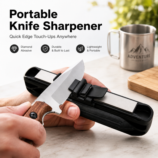 🔪✨Portable Precision Knife Sharpener – Compact & Easy-to-Use Kitchen Knife Sharpening Tool
