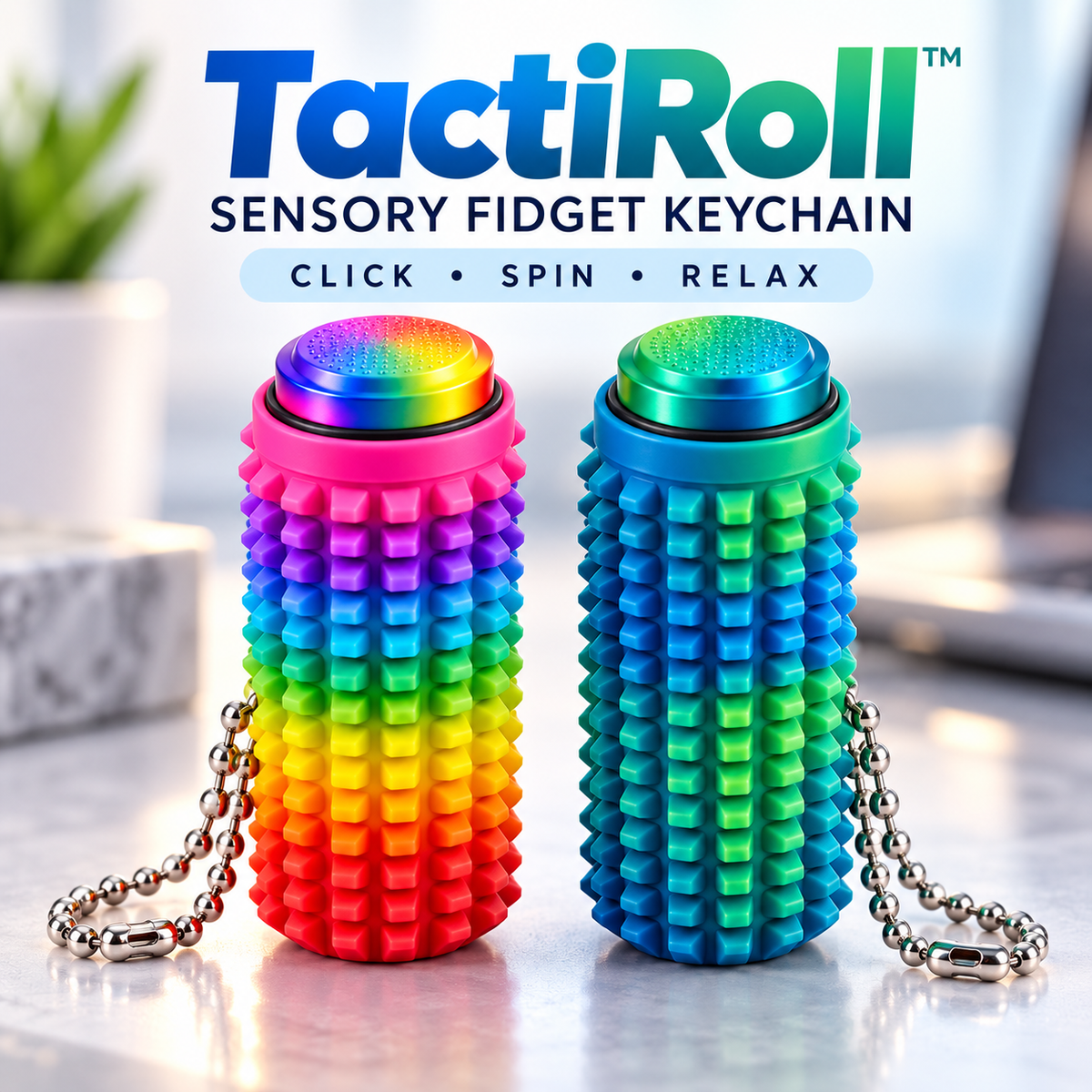 Sensory Fidget Keychain