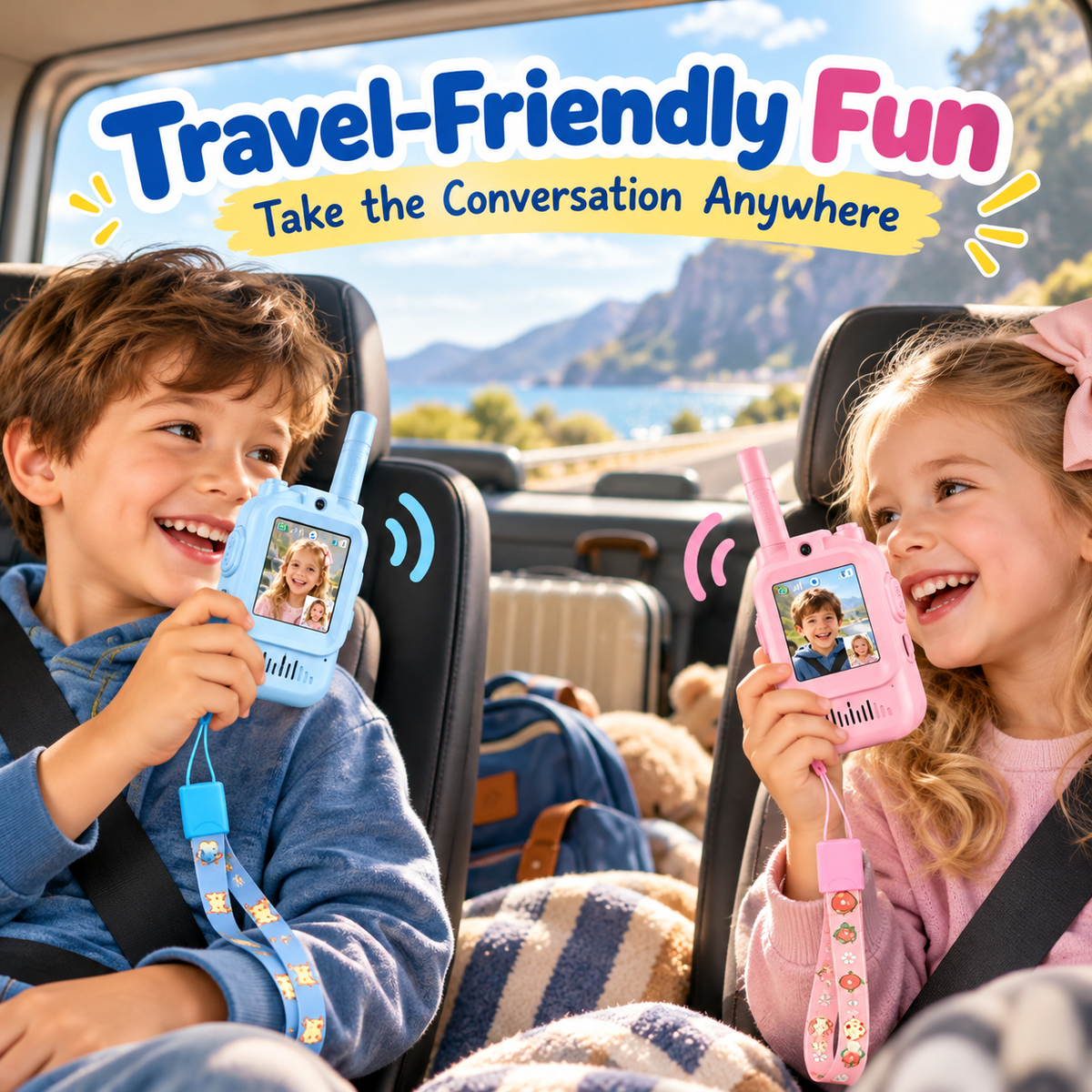 Kids Video Walkie Talkies – See, Talk & Play with 2-Way HD Video Communication