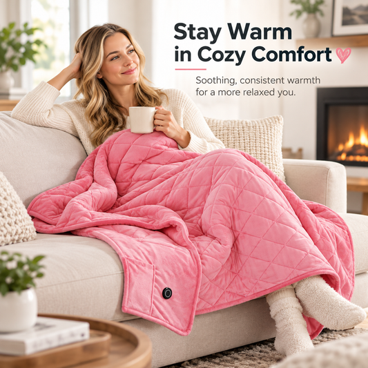 Cozy & Ultra-Warm Fast-Heating Electric Shawl