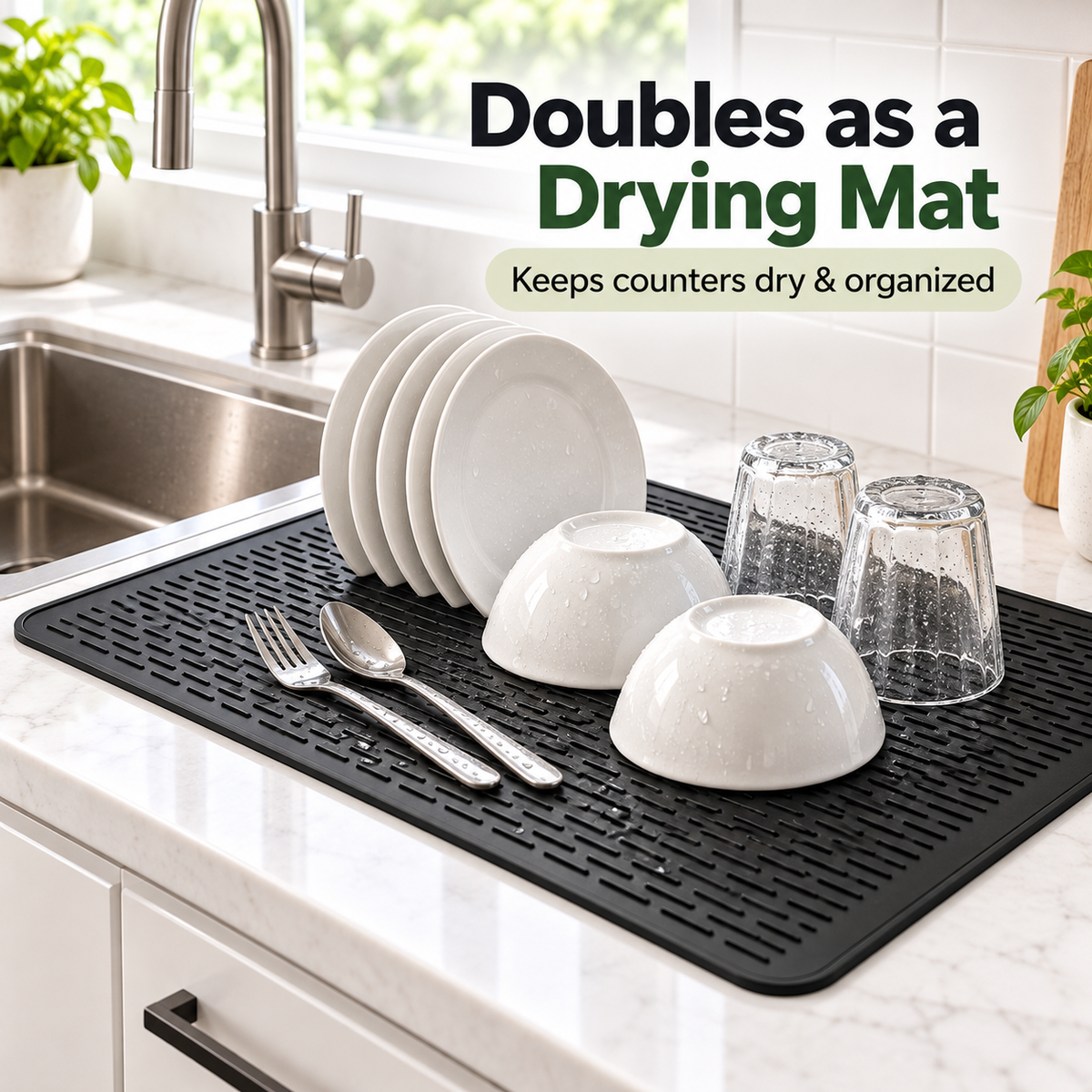 🔥Multi-Purpose Silicone Stove Top Cover – Non-Slip Glass Cooktop Protector, Extra Counter Space & Kitchen Drying Mat