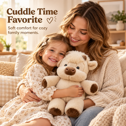 🐮 Highland Cow Soft Toy – 45cm fluffy plush, cloud-soft & cuddle-approved. Perfect gift for kids! 🎁💚