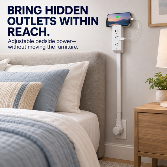 Rotating wall outlet extender