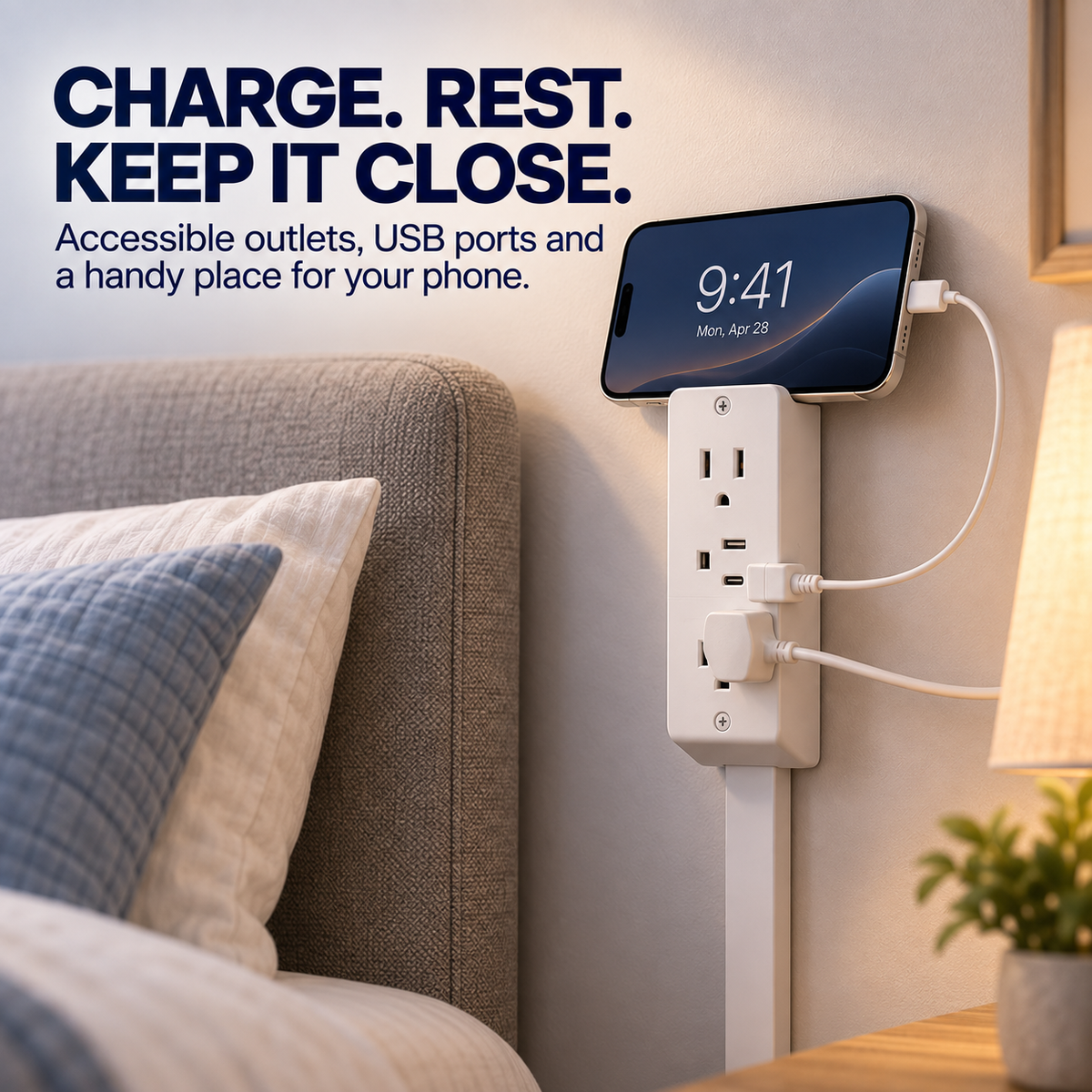 Rotating wall outlet extender