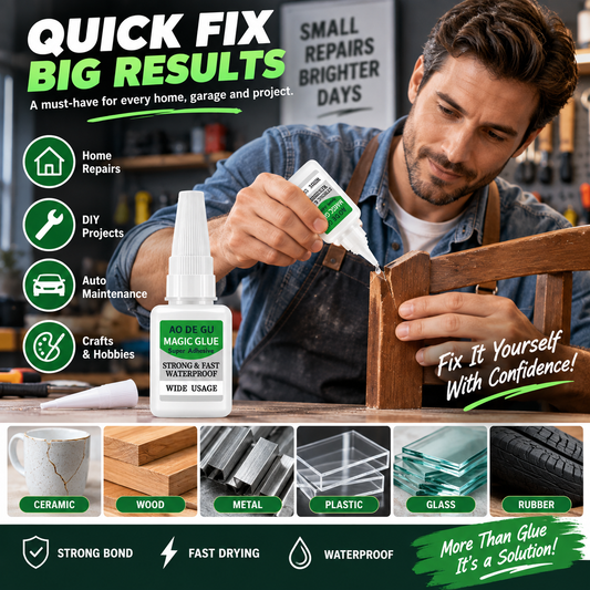⚡🔧3PCS Fast-Setting Super Glue 💪✨