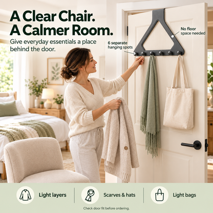 6-Hook Over-the-Door Organizer - 2