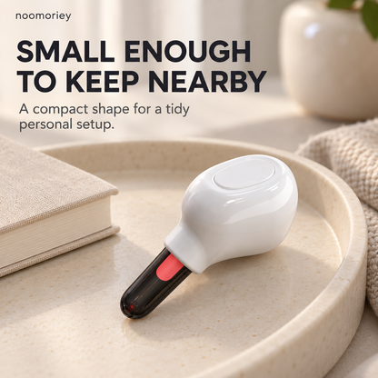 660nm Red Light Ear Device – Compact, Lightweight Design with 7-Minute Auto Shutoff