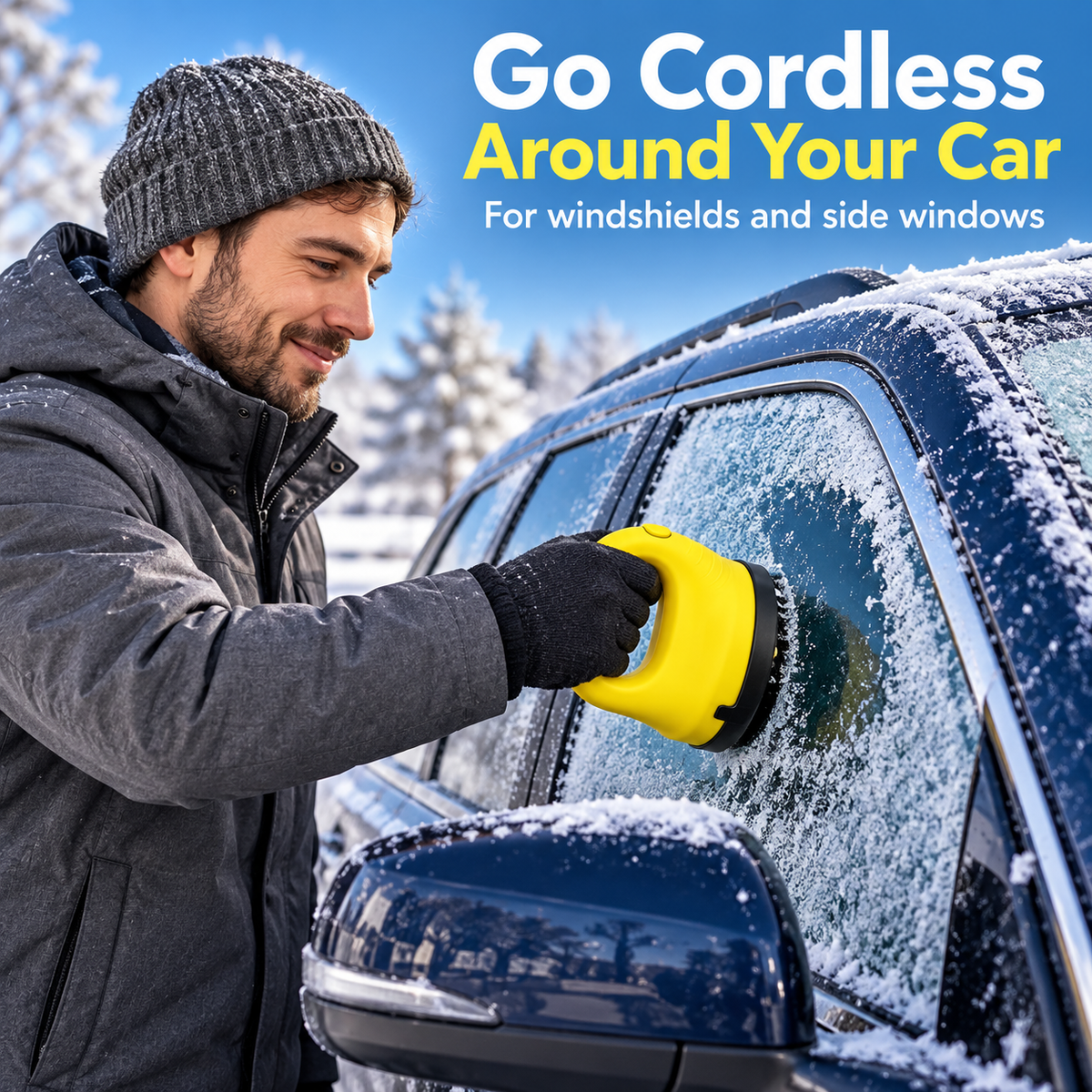 Cordless Electric Ice Scraper for Car Windows
