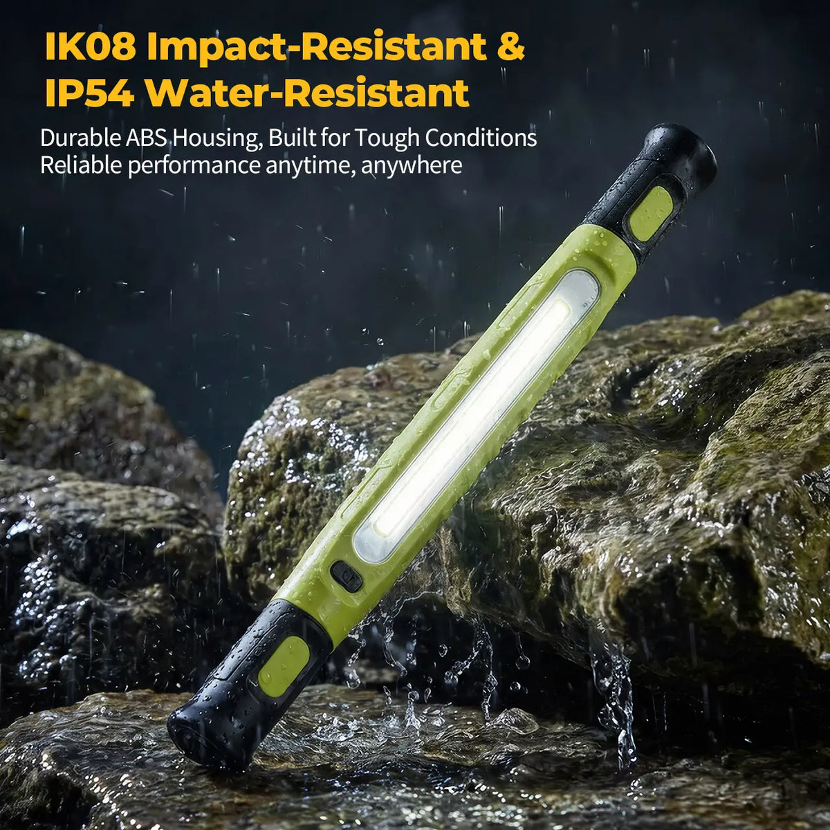 🔦 USB-C Rechargeable COB Work Light – Magnetic Base, Hook & Clamp with 360° Rotation 🔧