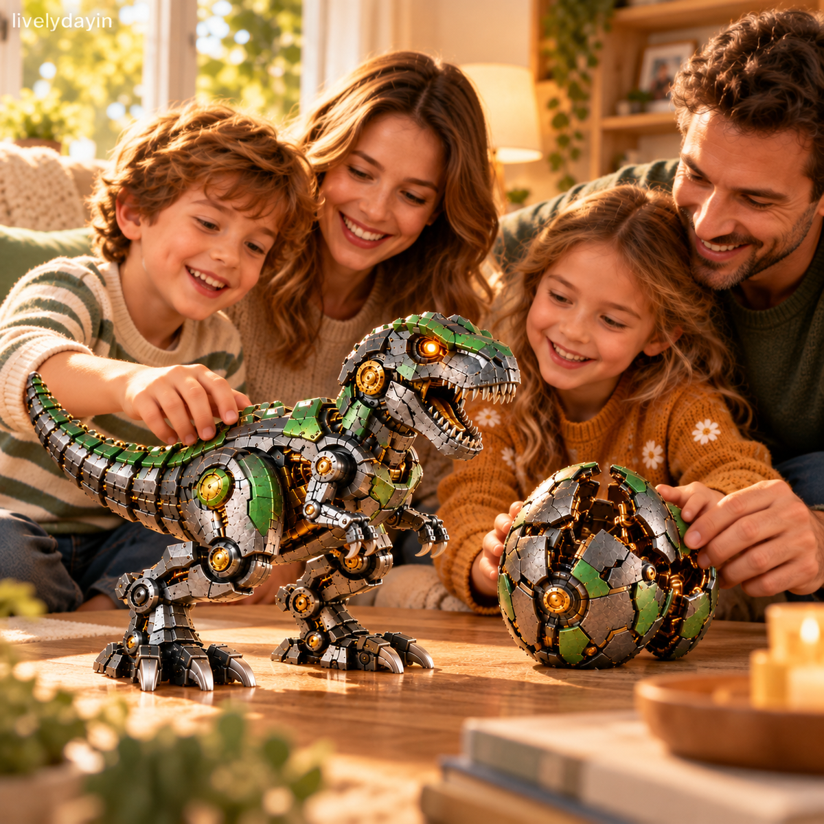🦖🔥 NEW ARRIVAL🔥 Mechanical T-Rex Egg – From Mysterious Egg to Mighty Robotic Dinosaur! 🥚⚙️✨