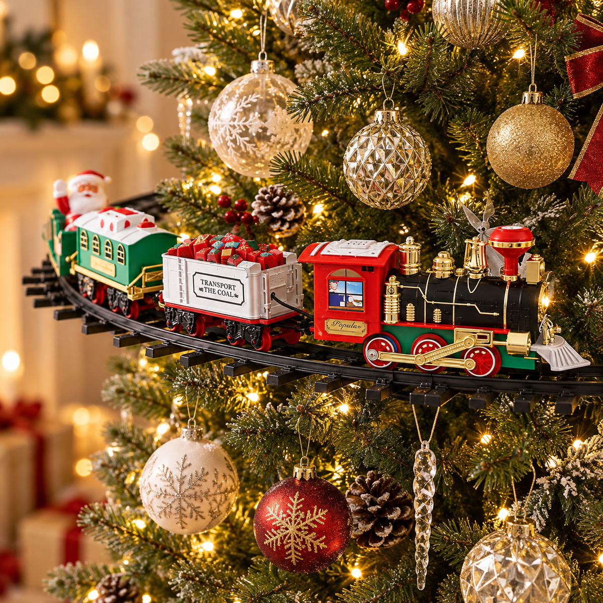 Christmas Train Set, Christmas Decorations Indoor