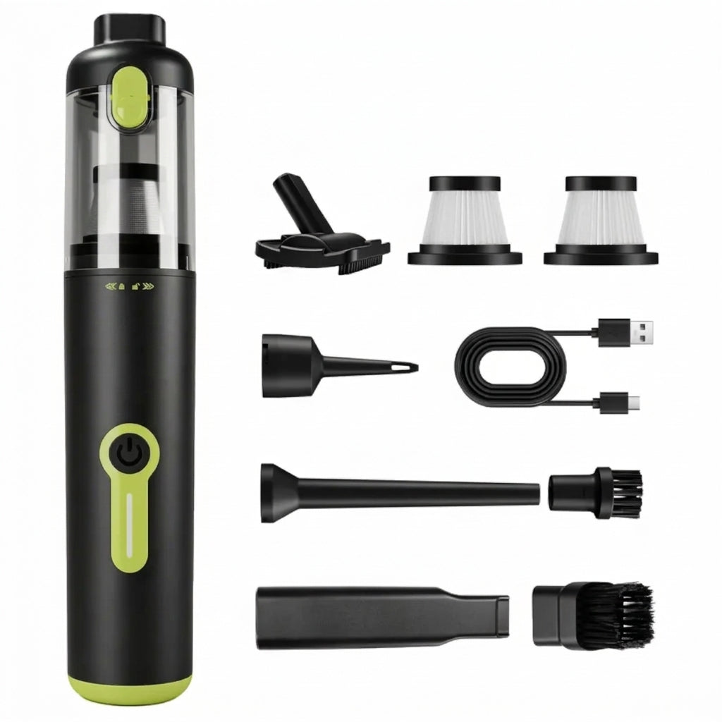 Car Vacuum Portable Cordless, 20000Pa 2 in 1 Vacuum Cleaner&Air Duster