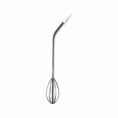 Reusable Metal Drinking Straws with Cleaning Brush – Stainless Steel Set