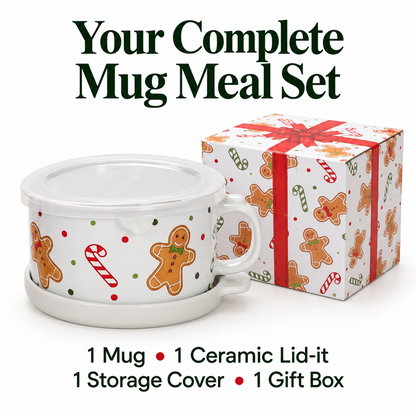 🎄 Cute Vintage Christmas Cartoon Ceramic Mug – Cozy Coffee & Tea Cup 🎁