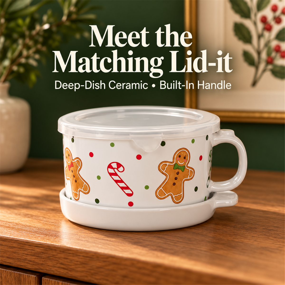 🎄 Cute Vintage Christmas Cartoon Ceramic Mug – Cozy Coffee & Tea Cup 🎁