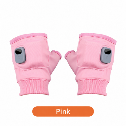 🧤 Heated Fingerless Gloves with Digital Display for Work & Everyday Comfort 🔥