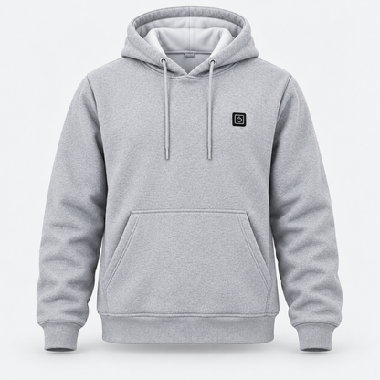🔥 7-Zone Heated Hoodie – USB Powered, 3 Heat Levels
