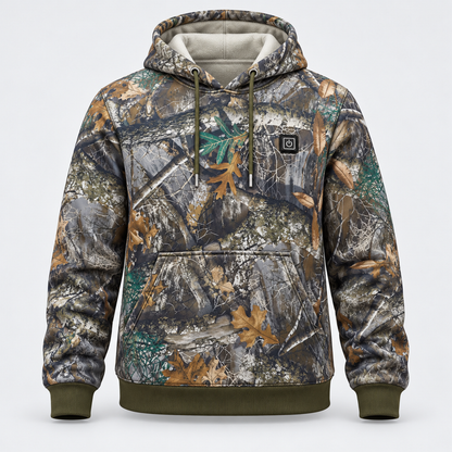 🔥 7-Zone Heated Hoodie – USB Powered, 3 Heat Levels