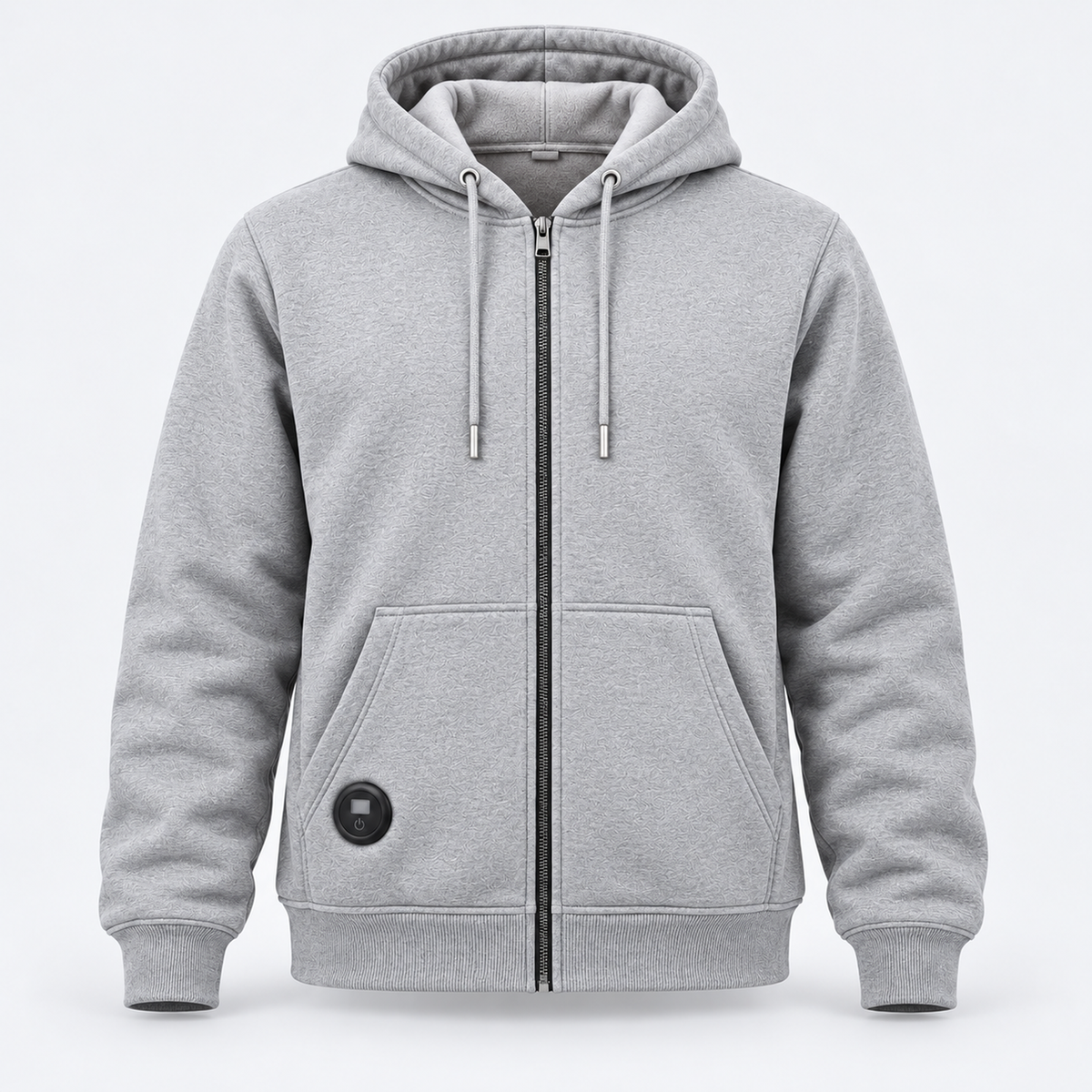 🔥 7-Zone Heated Hoodie – USB Powered, 3 Heat Levels