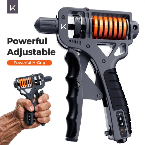 Adjustable Hand Grip Strengthener with Counter – 10–660 LBS Resistance, Ergonomic Grip & Forearm Trainer