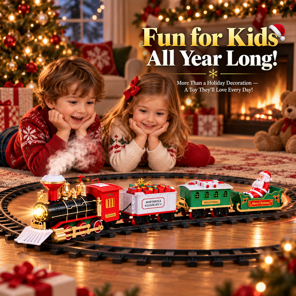 Christmas Train Set, Christmas Decorations Indoor