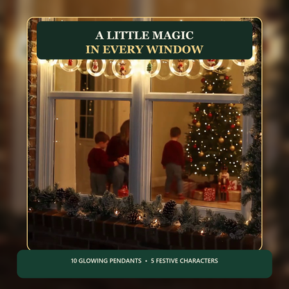🎄✨ Christmas String Curtain Lights – 120 LED USB-Powered Warm White Fairy Lights for Indoor & Outdoor Decor 🌟