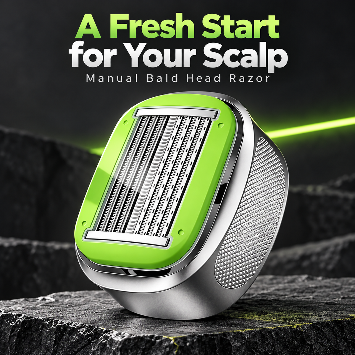 Men's Manual Bald Head Blade Razor for Adults