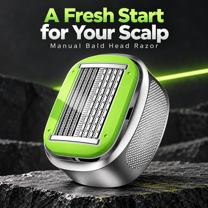 Men's Manual Bald Head Blade Razor for Adults