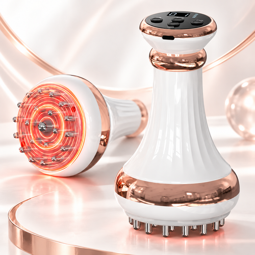 💆‍♀️✨ Lymphatic Drainage & Anti-Cellulite Massager – Warming Vibration Body Sculpting Tool 🤍