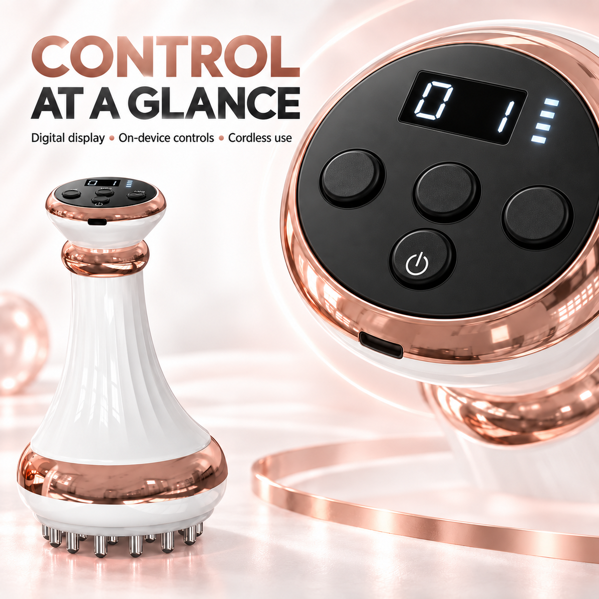💆‍♀️✨ Lymphatic Drainage & Anti-Cellulite Massager – Warming Vibration Body Sculpting Tool 🤍
