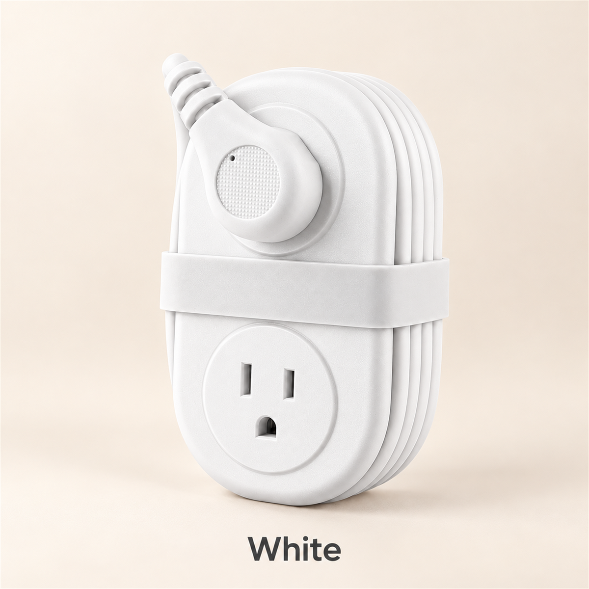 🔌 7-in-1 Compact Power Strip – USB-C Ports, Wrap-Around Cord Storage & Flat Plug ⚡