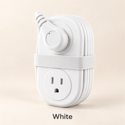 🔌 7-in-1 Compact Power Strip – USB-C Ports, Wrap-Around Cord Storage & Flat Plug ⚡