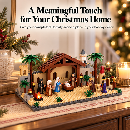 24-Day Nativity Advent Calendar Building Set – Build the Christmas Story