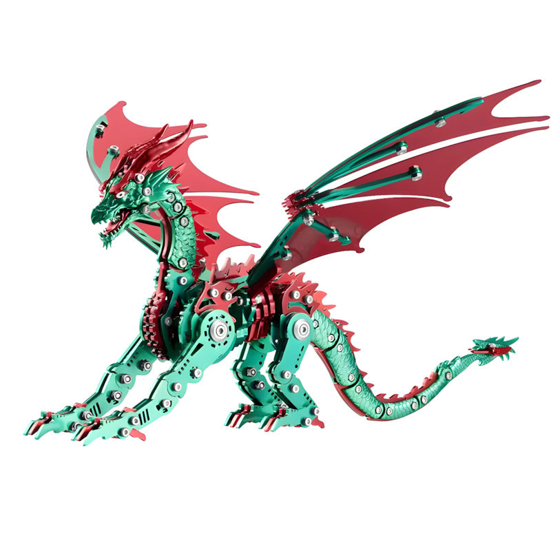 3D Metal Dragon Puzzle Kit – Mechanical DIY Model for Adults & Teens