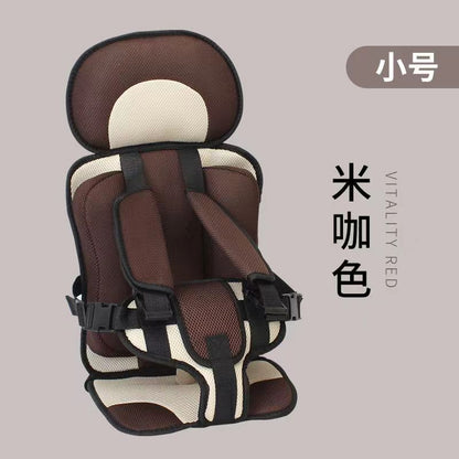 Kids' car seat booster cushion - portable, easy-to-use, height-adjustable for car seats, suitable for children aged 6 months to 6 years, standard car seat cushion