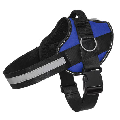 Essential Dog Harness with 3 Leash Clips – Reflective, Adjustable & Padded Vest