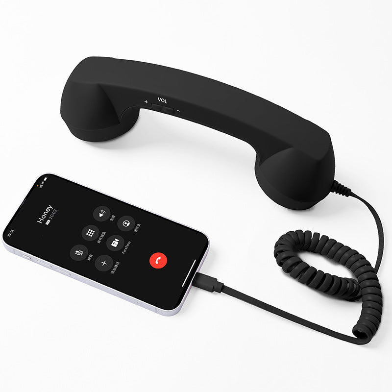 ☎️Retro Phone Handset with Type-C | Vintage Wired Receiver 📞