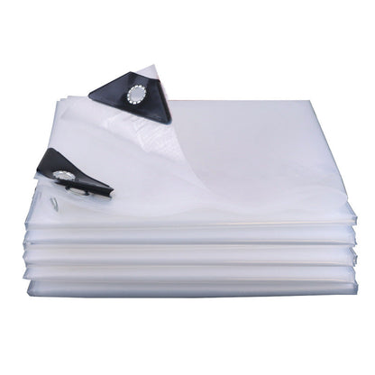 🌧️Heavy-Duty Clear Tarp – Outdoor Coverage Without Blocking the Light