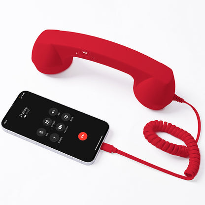 ☎️Retro Phone Handset with Type-C | Vintage Wired Receiver 📞
