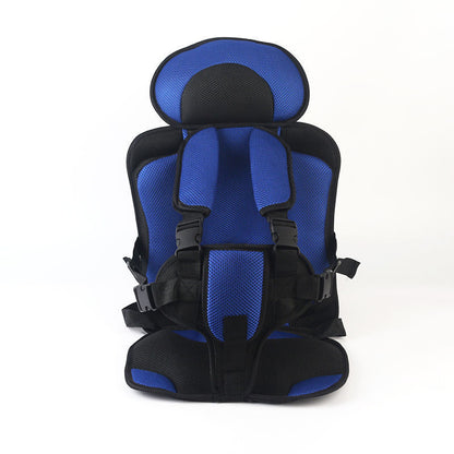 Kids' car seat booster cushion - portable, easy-to-use, height-adjustable for car seats, suitable for children aged 6 months to 6 years, standard car seat cushion