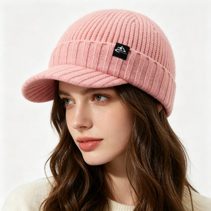 🧢🍂Men’s Knitted Winter Baseball Cap – Soft, Stretchy & Lightweight with a Warm Brimmed Design