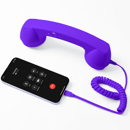 ☎️Retro Phone Handset with Type-C | Vintage Wired Receiver 📞