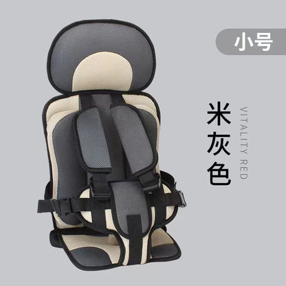 Kids' car seat booster cushion - portable, easy-to-use, height-adjustable for car seats, suitable for children aged 6 months to 6 years, standard car seat cushion