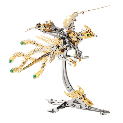 3D Metal Dragon Puzzle Kit – Mechanical DIY Model for Adults & Teens