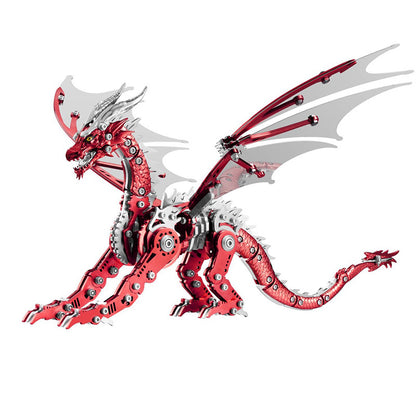 3D Metal Dragon Puzzle Kit – Mechanical DIY Model for Adults & Teens