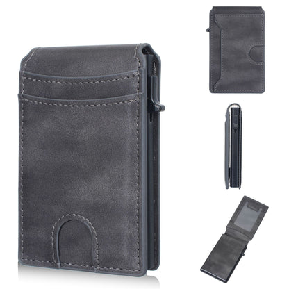 🔥New RFID Blocking Minimalist Pop-Up Wallet | One-Second Card Eject Design & Ultra Slim Pocket Wallet