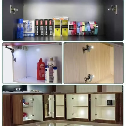 💡💡Smart Motion Sensor LED Hinge Light – Auto-On Cabinet Lighting for Wardrobes, Kitchen Cabinets & Shoe Storage