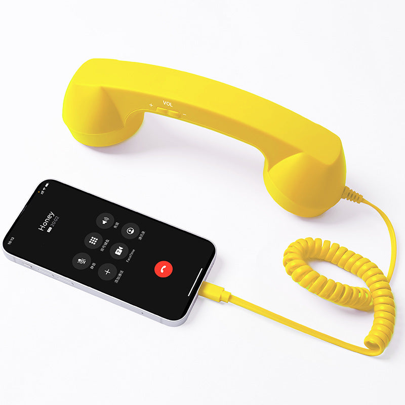 ☎️Retro Phone Handset with Type-C | Vintage Wired Receiver 📞