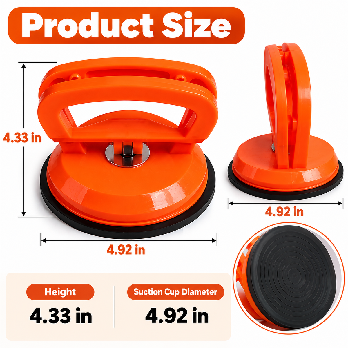 🛠️ Heavy-Duty Suction Cup Dent Puller – Multi-Purpose Panel Lifter 🚗