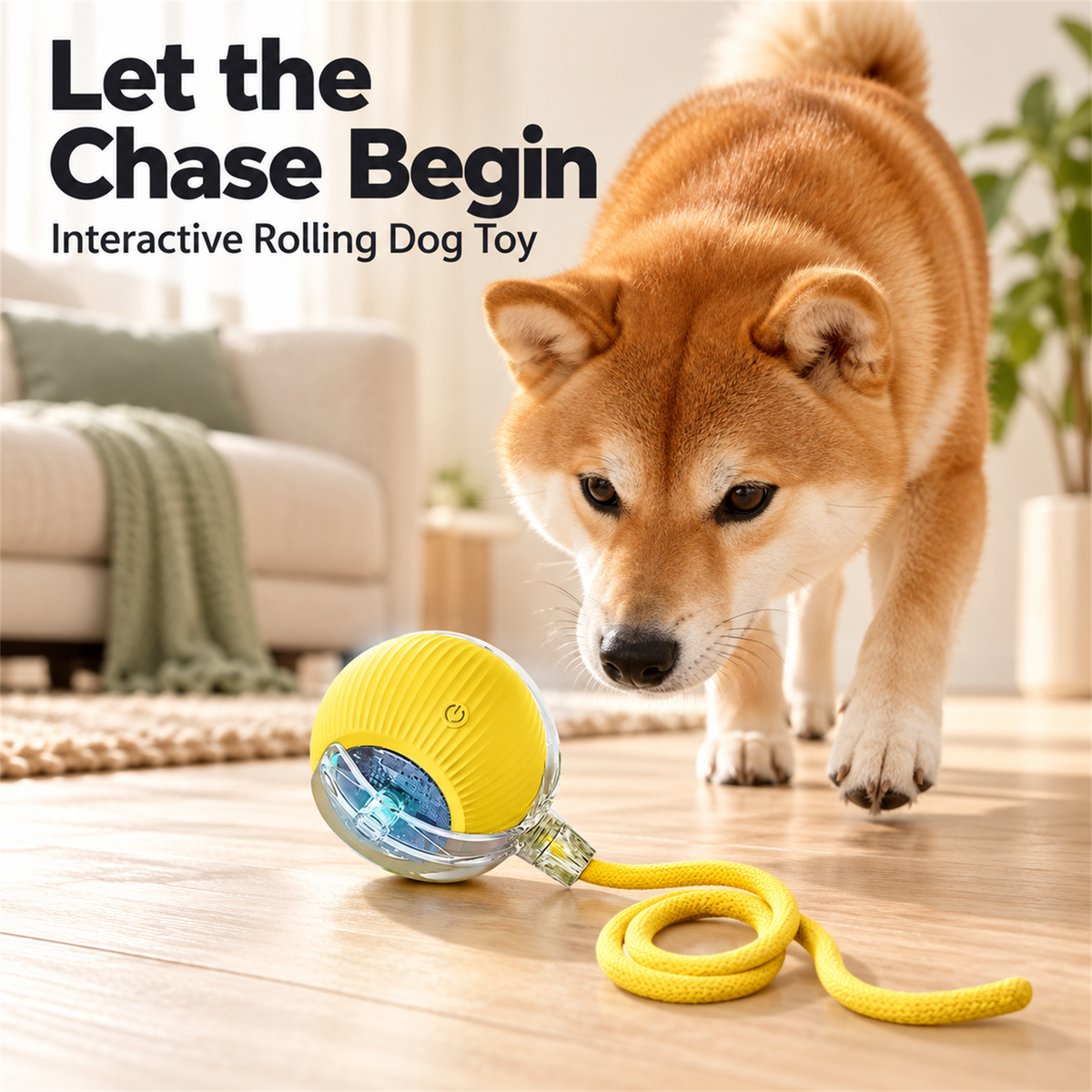 🐱🐶 Interactive Rolling Ball Pet Toy – Teaser Toy for Cats & Dogs 🐾